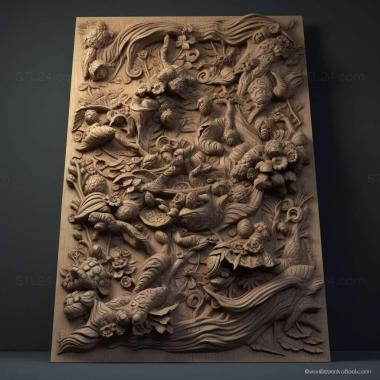 Patterns and decorations stl Cynapes 2 3d model